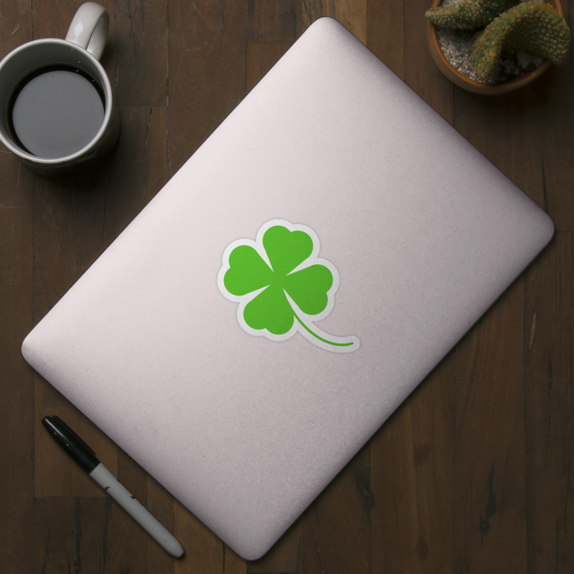 Lucky Four Leaf Clover Shamrock by Kelly Gigi